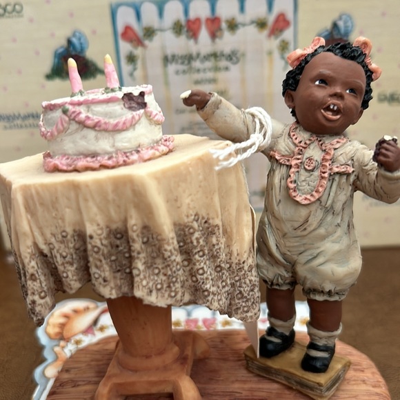 NWT ENESCO 1992 Miss Martha’s Collection MEGAN, “My Birthday Cake” 321567. - Picture 4 of 11